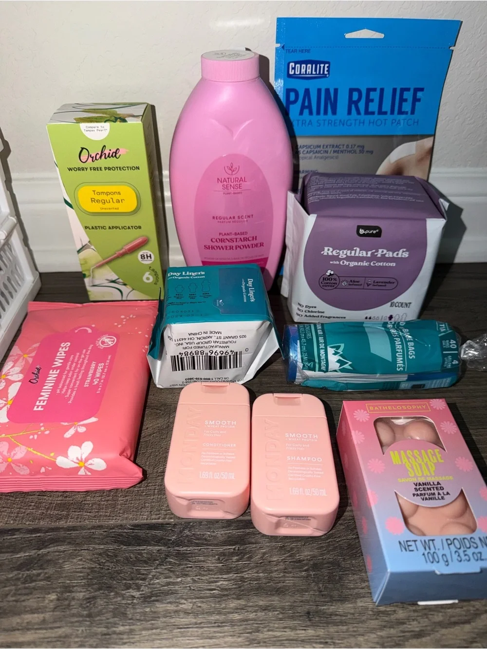 Basket of Women’s Health Products